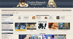 Desktop Screenshot of foro.unionfansub.com